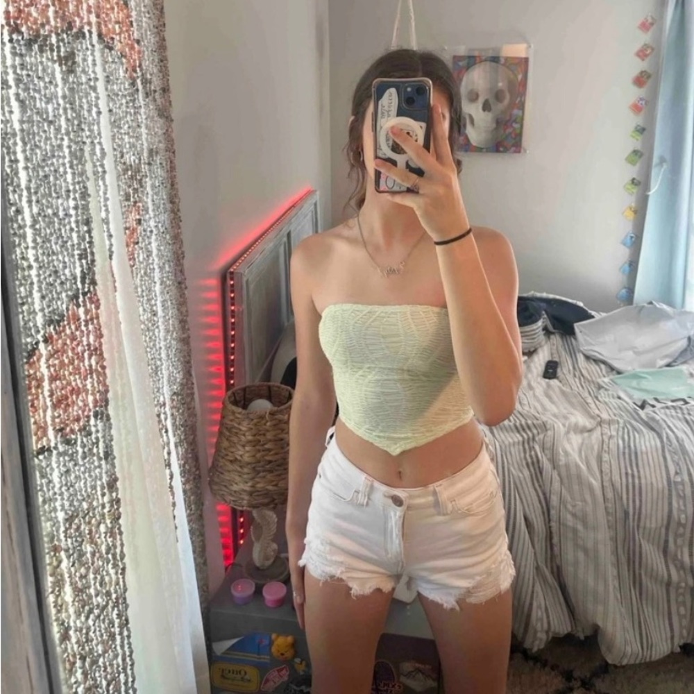 Green tube top